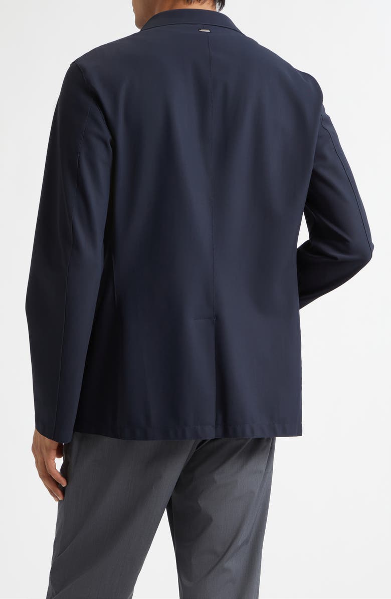 Herno Lightweight Regular Fit Stretch Scuba Knit Sport Coat, Alternate, color, 9200 Navy