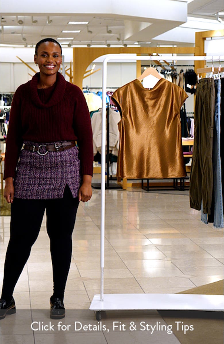 Loretta Bias Cut Satin Top, sales video thumbnail