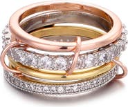 Adornia Tri-Tone Band Ring