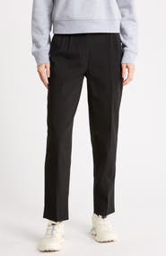 G/FORE Linen Cropped Pleated Trousers