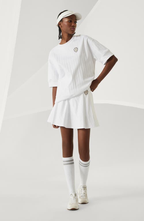 Brunello Cucinelli Women Cotton Mini Skirt In White