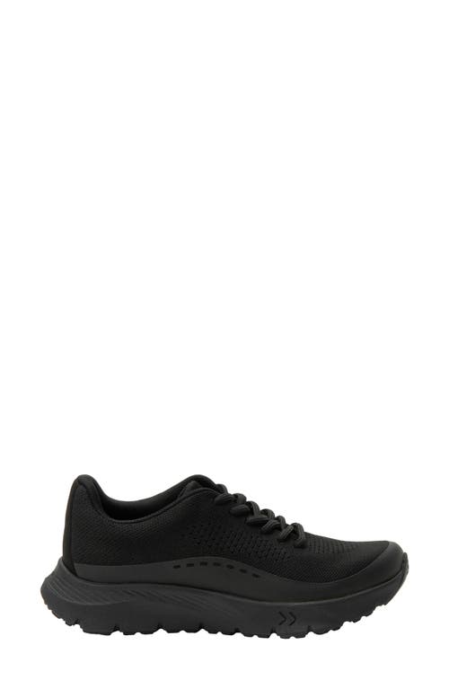 Alegria By Pg Lite Revl Knit Sneaker In Black