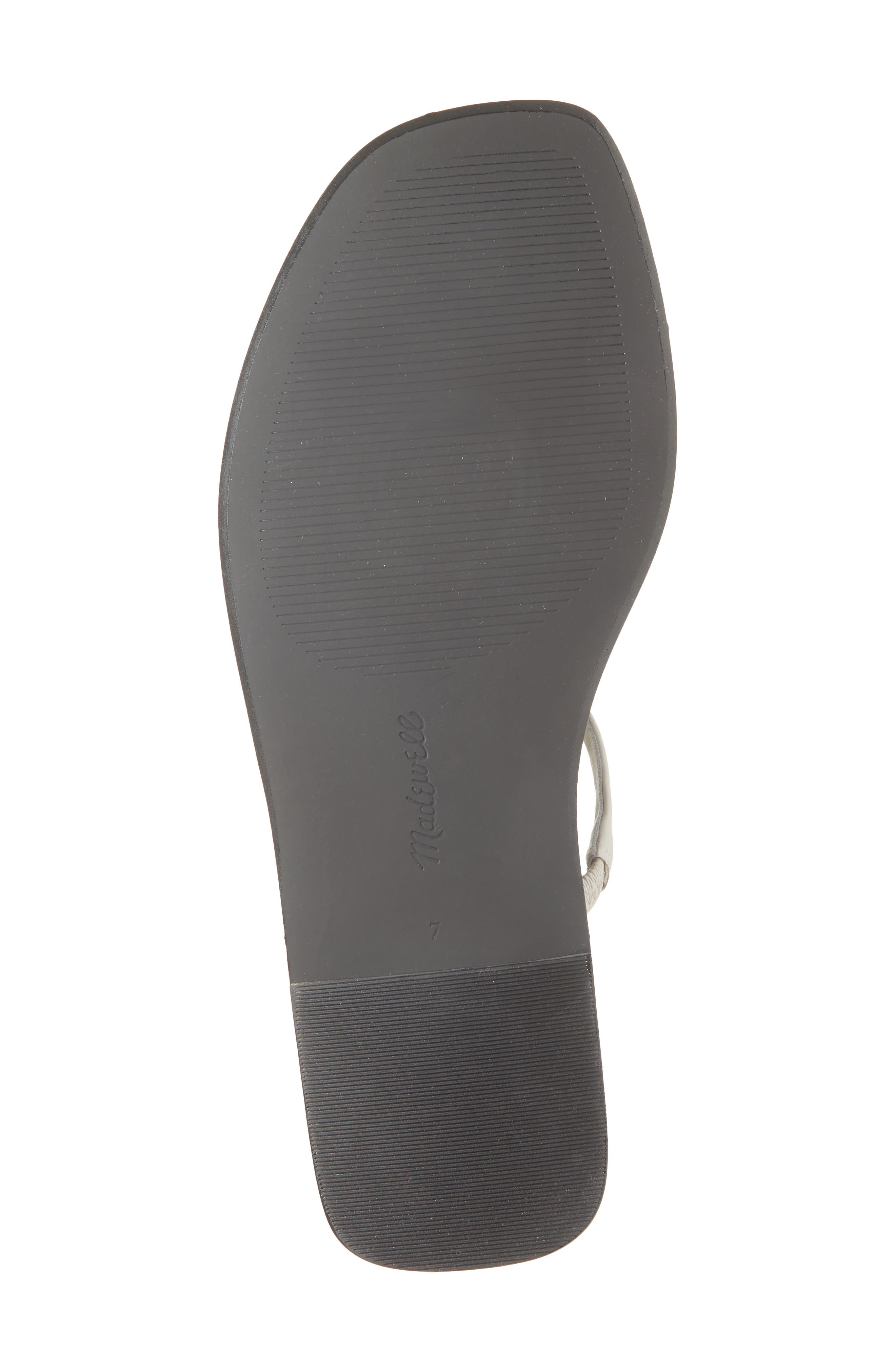 Madewell Toe Loop Sandal, Alternate, color, Ivory