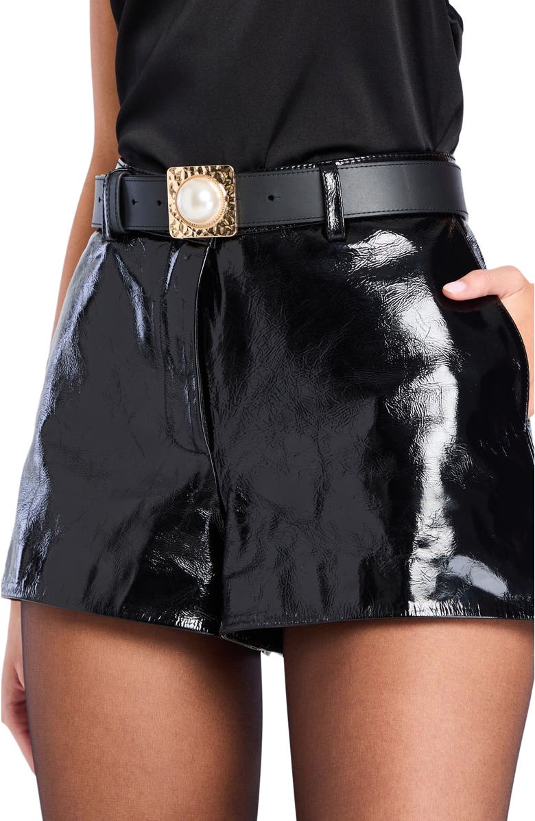 Retrofête Audre Leather Belt, Alternate, color, 