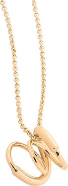PIERETTI Celine pendant chain necklace