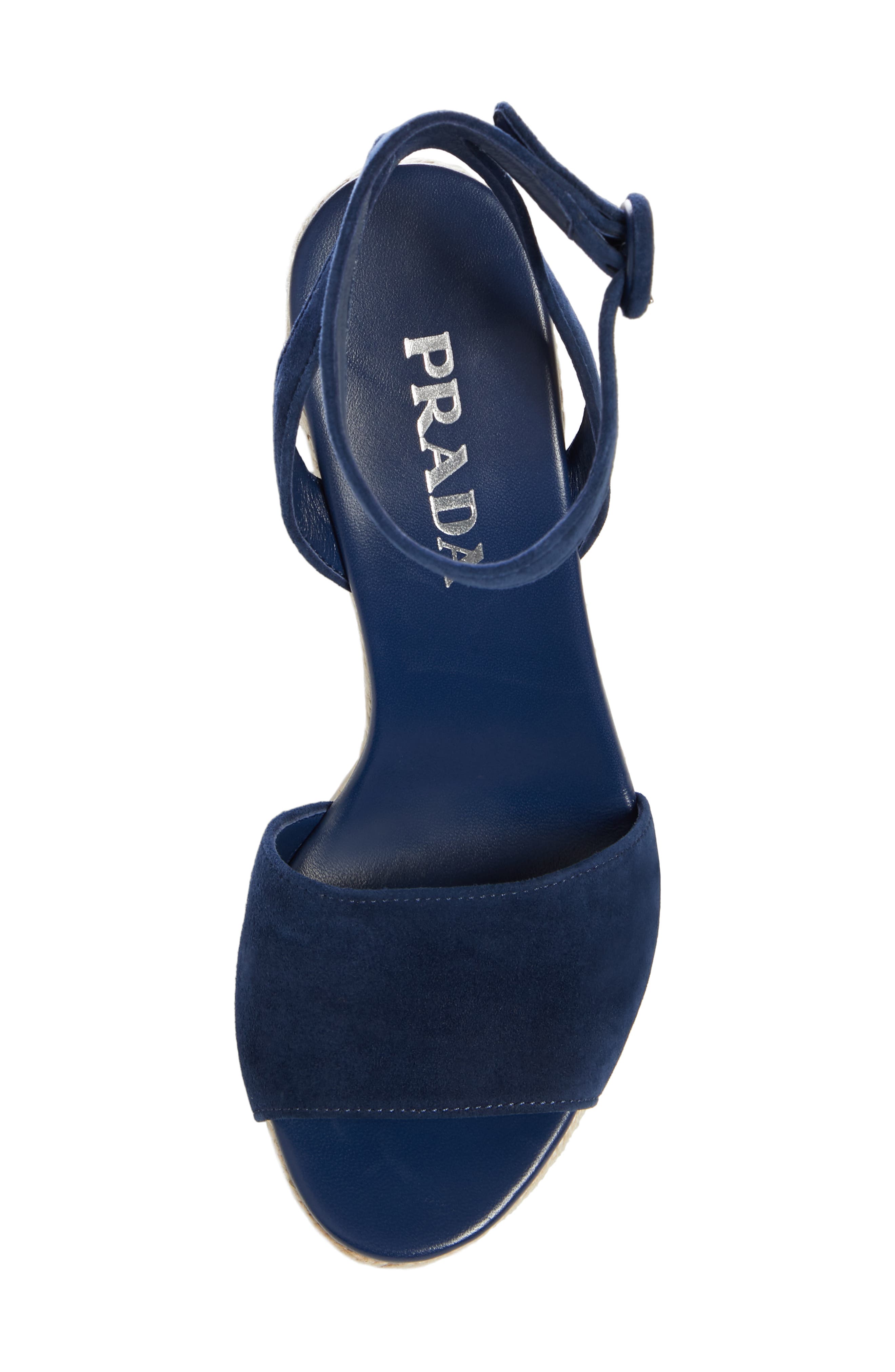 Prada Espadrille Wedge, Alternate, color, 