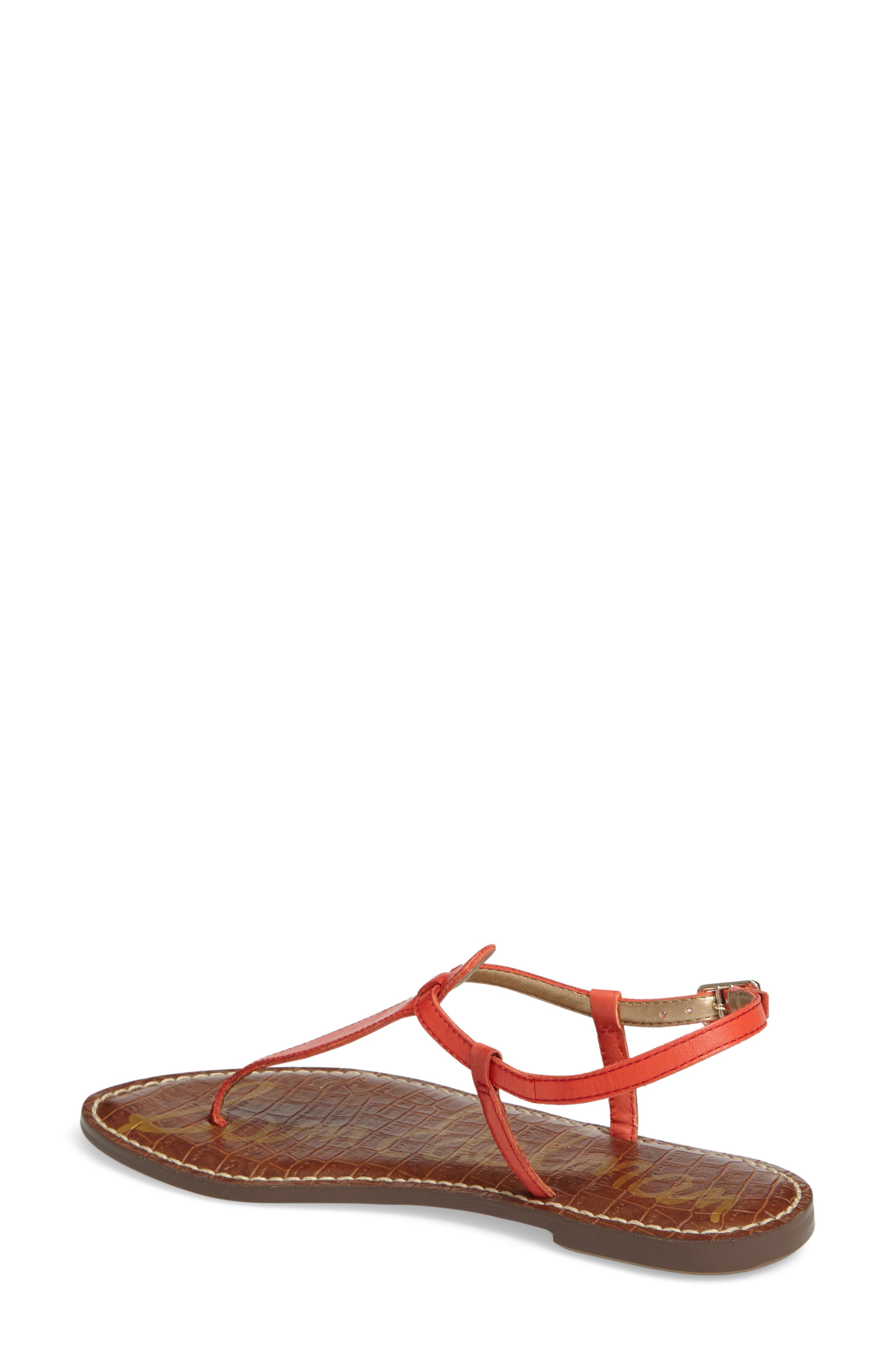Sam Edelman Gigi Sandal, Alternate, color, Havana Red Leather