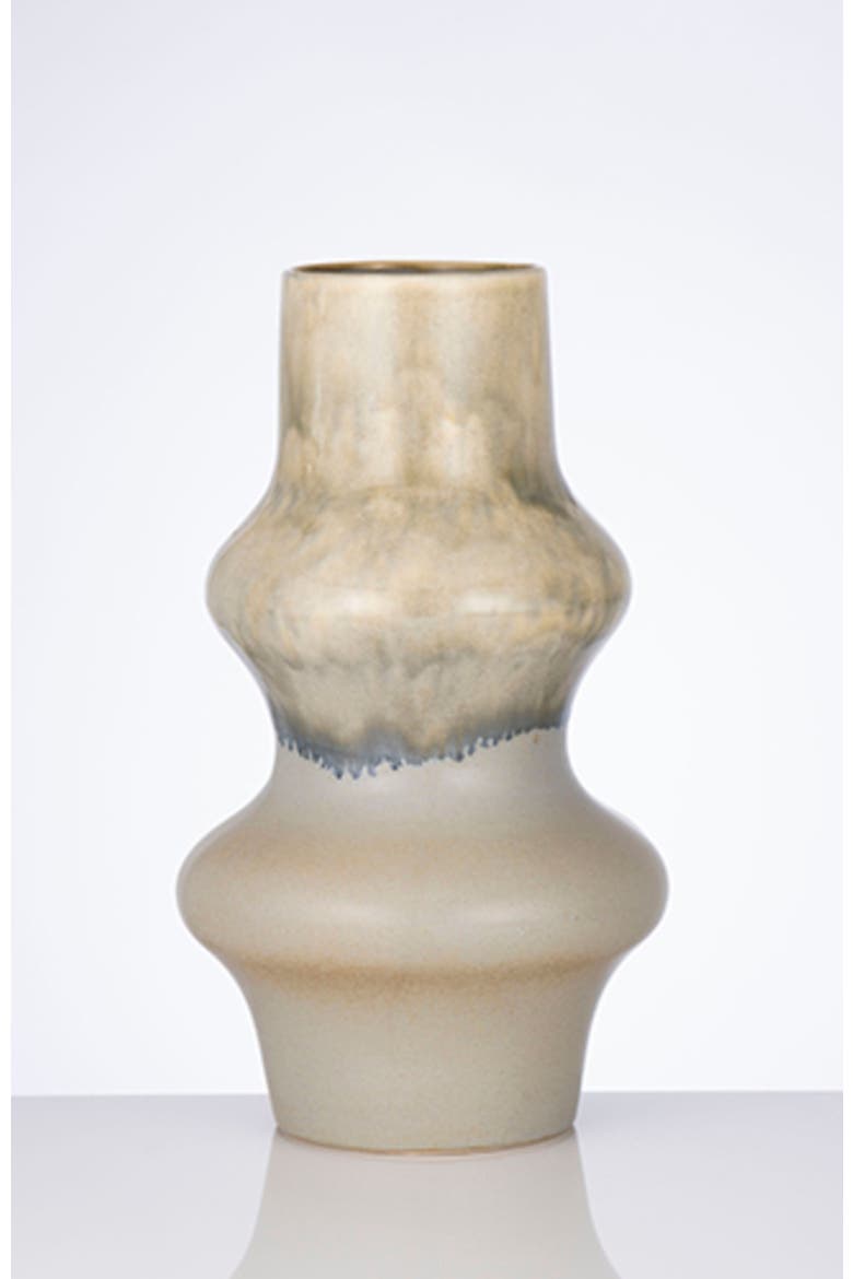 Dunes Blue Vase, Alternate, color, Neutral