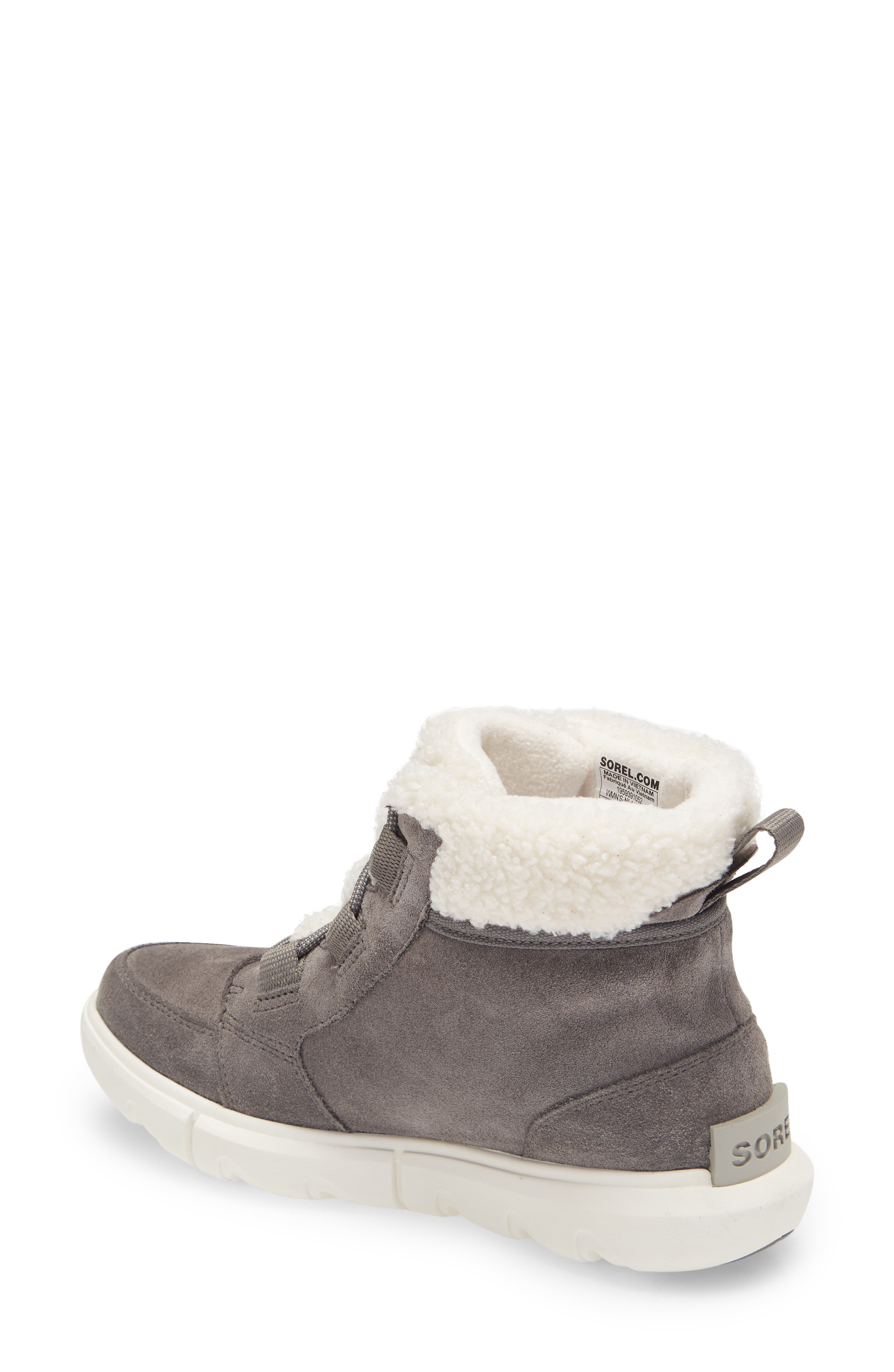 SOREL Explorer<sup>™</sup> II Carnival Cozy Faux Shearling Lined Waterproof Bootie, Alternate, color, 