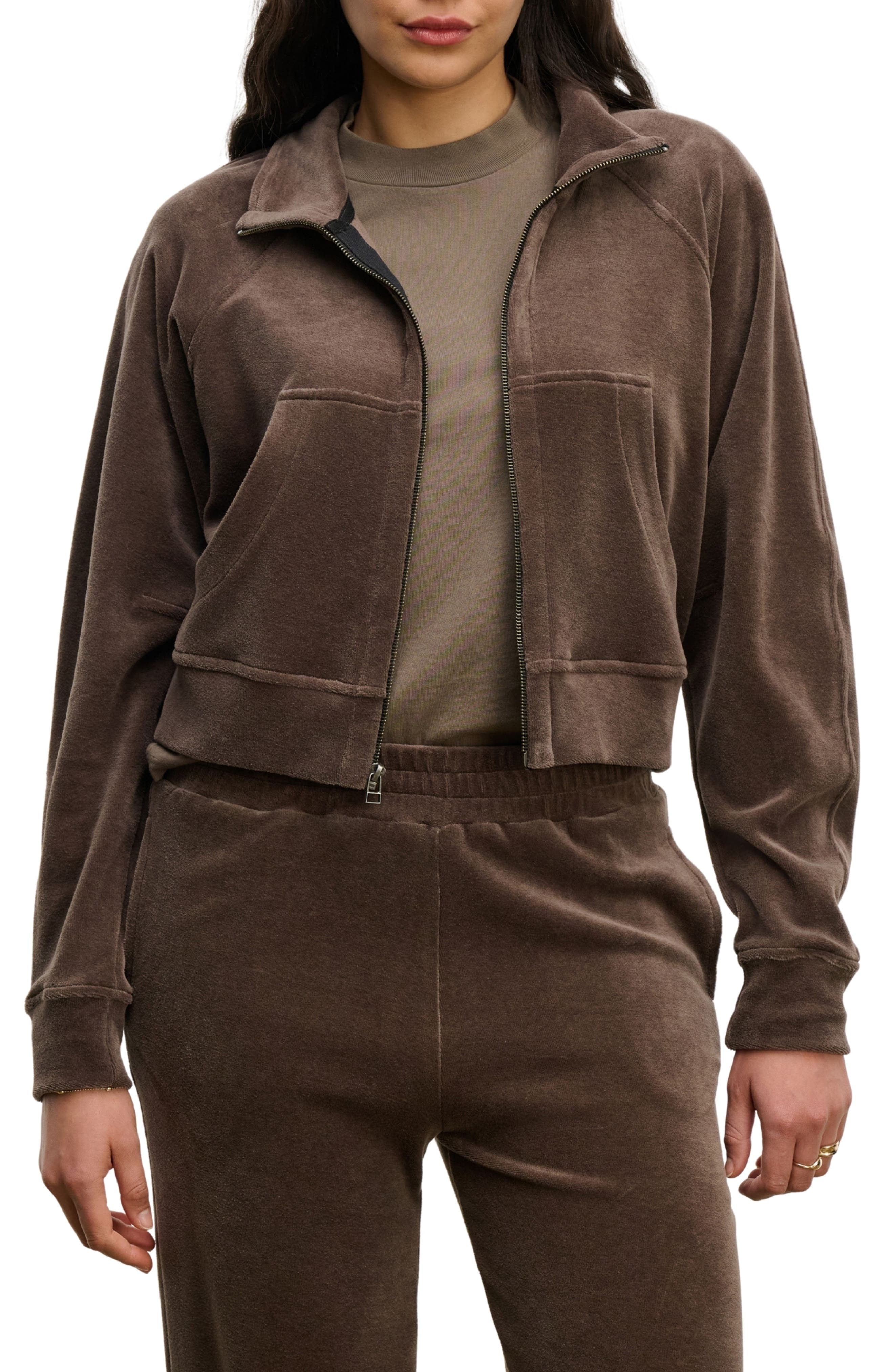 Velour Full Zip Jacket