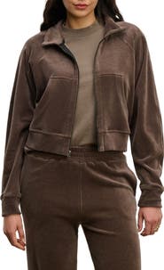 VELVET Velour Full Zip Jacket