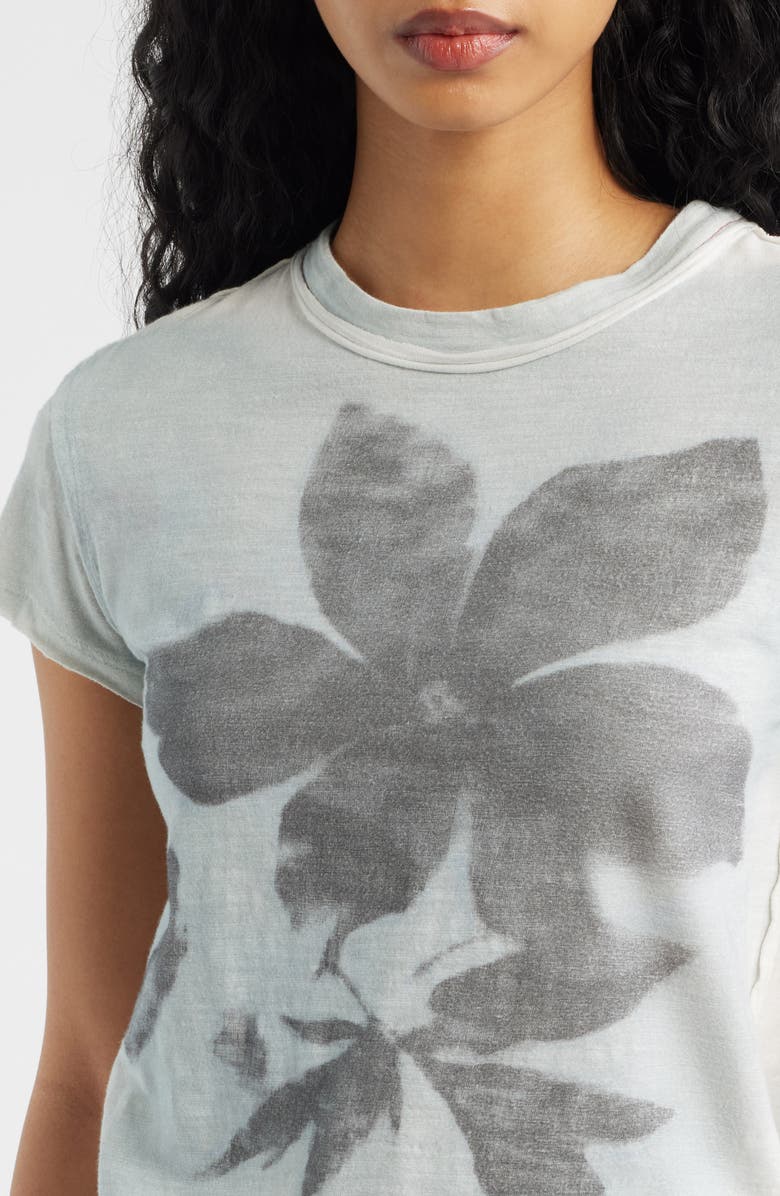 Free People Wall Flower T-Shirt, Alternate, color, Washed Navy/ Blue Combo