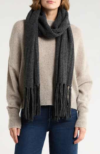 BCBG Fringe Trim Muffler Scarf