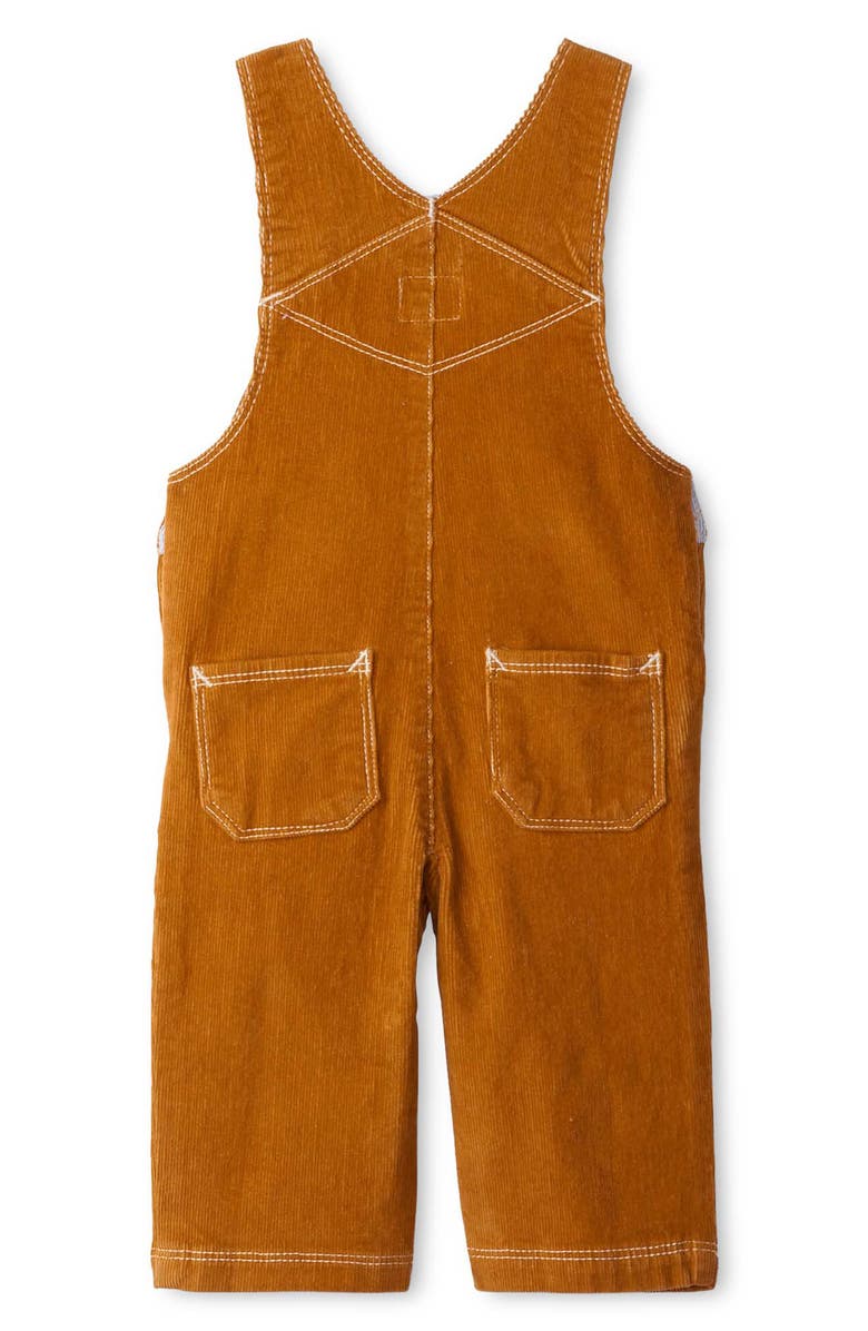 Hatley Corduroy Overall Romper, Alternate, color, 