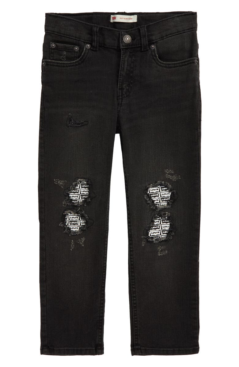 Levi's<sup>®</sup> 512<sup>™</sup> Slim Tapered Leg Jeans, Main, color, Black Ice