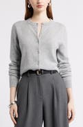 Nordstrom Cashmere Button-up Cardigan