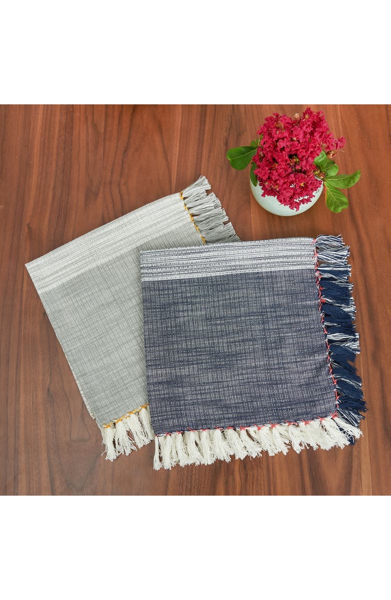 carol & frank Kerbey Indigo Napkin Set of 4, Alternate, color, Blue