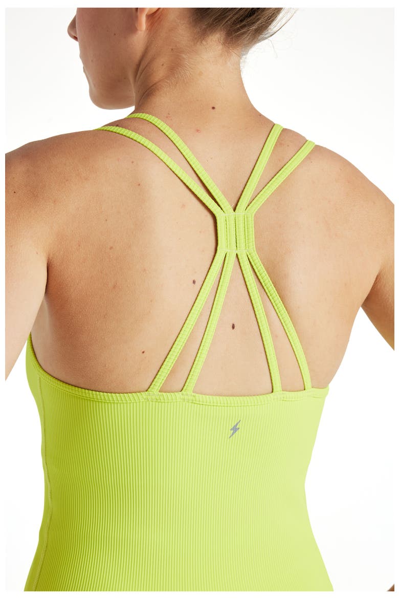 Rib Cami, Alternate, color, Lime Punch