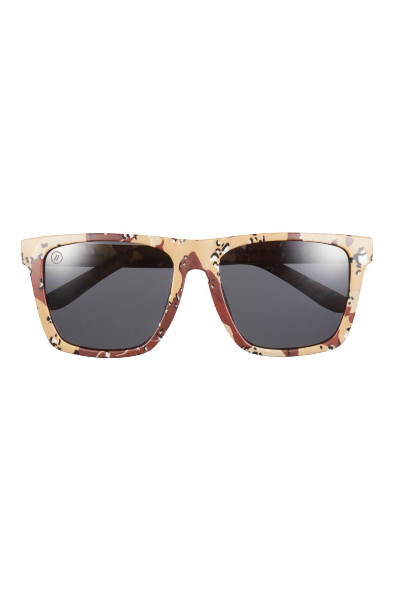 54mm Romeo Polarized Square Sunglasses, Main, color, DESERT CAMO