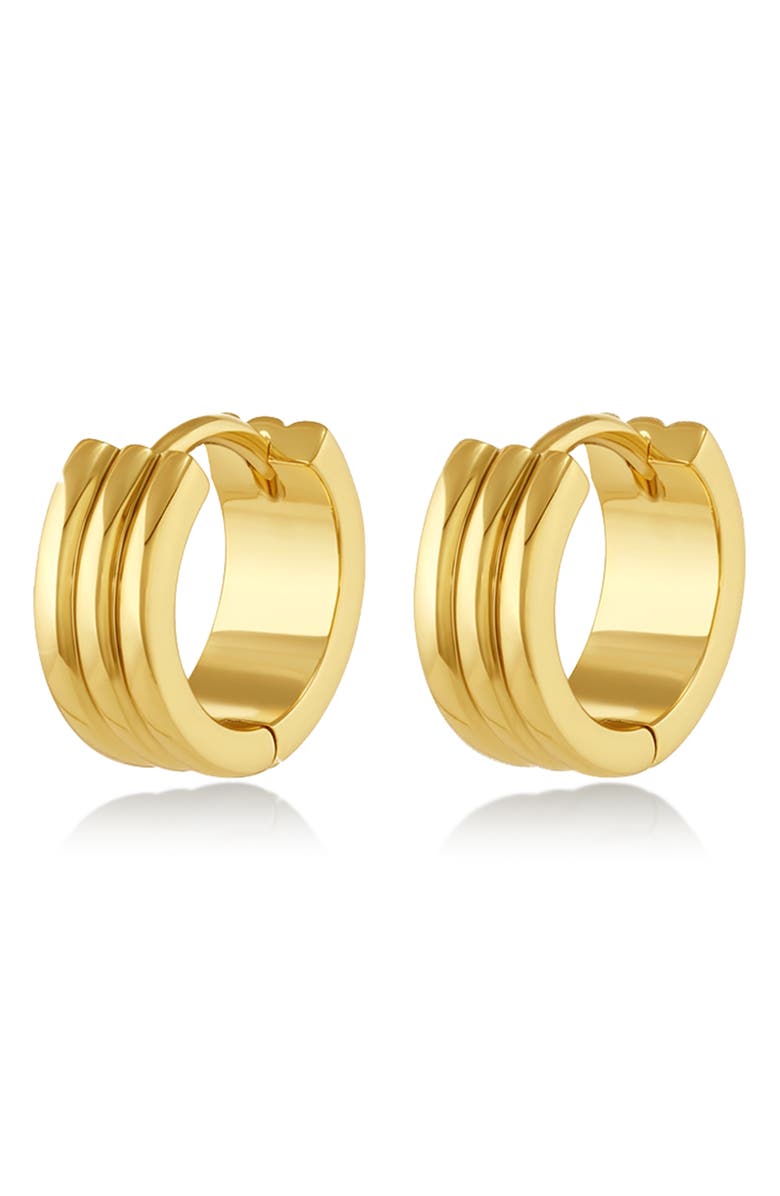 gorjana Reed Huggie Hoop Earrings, Main, color, 