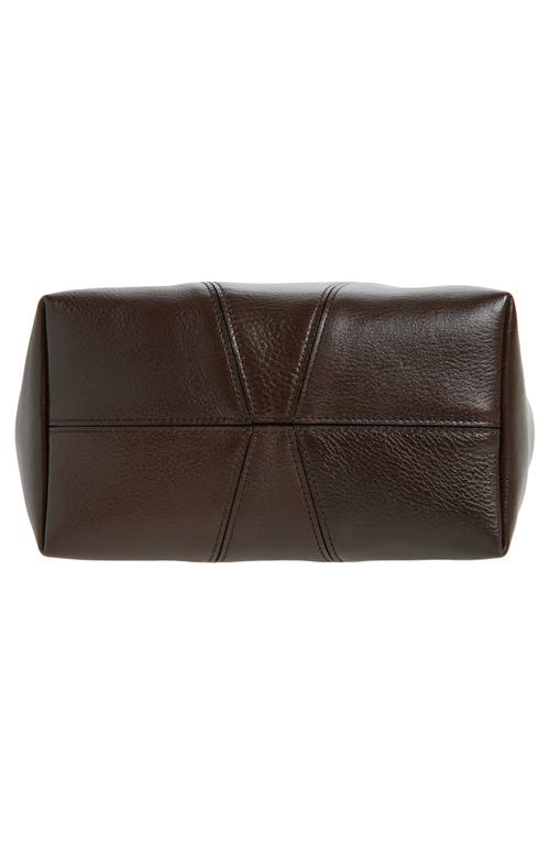 Chloé Spin Grained Leather Tote Bag In Brown