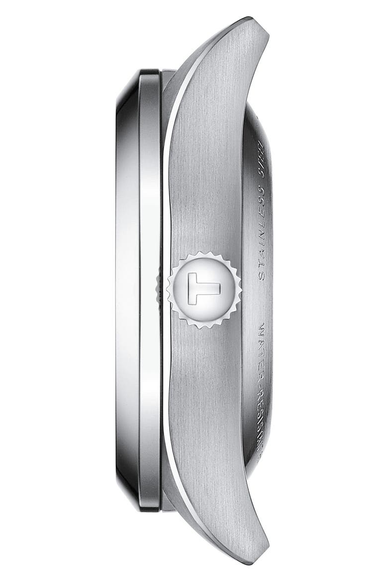 T-My Lady Automatic Bracelet Watch, 29.3mm, Alternate, color, ICE BLUE