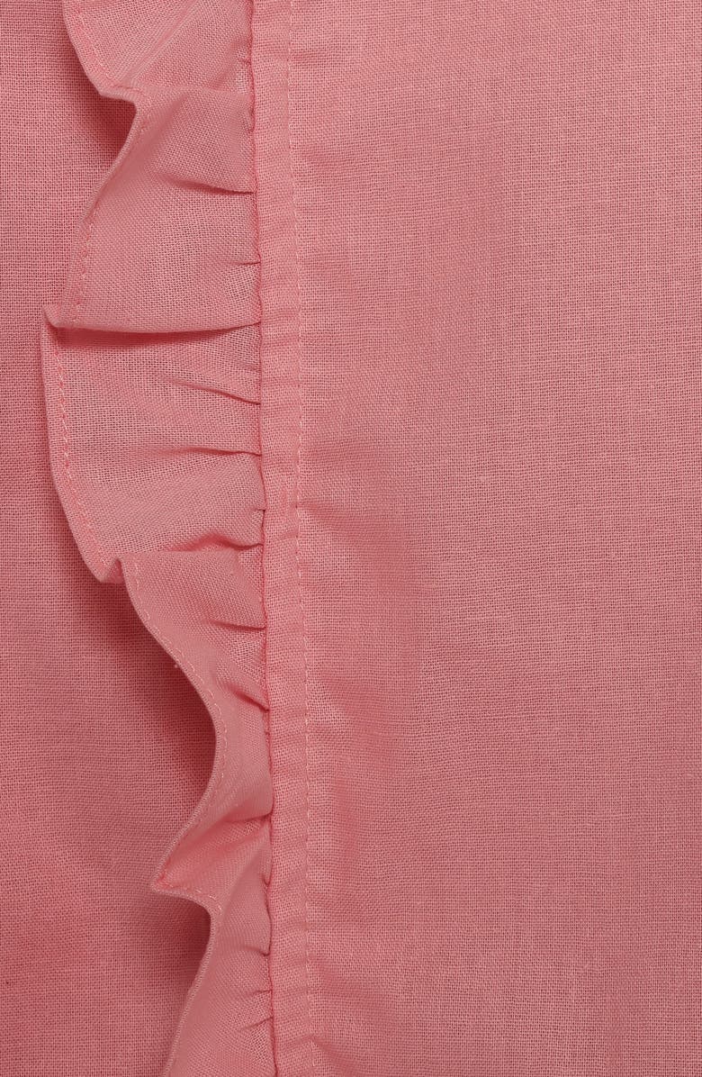 Petal & Pup Cassandra Ruffle Sleeveless A-Line Minidress, Alternate, color, Pale Pink