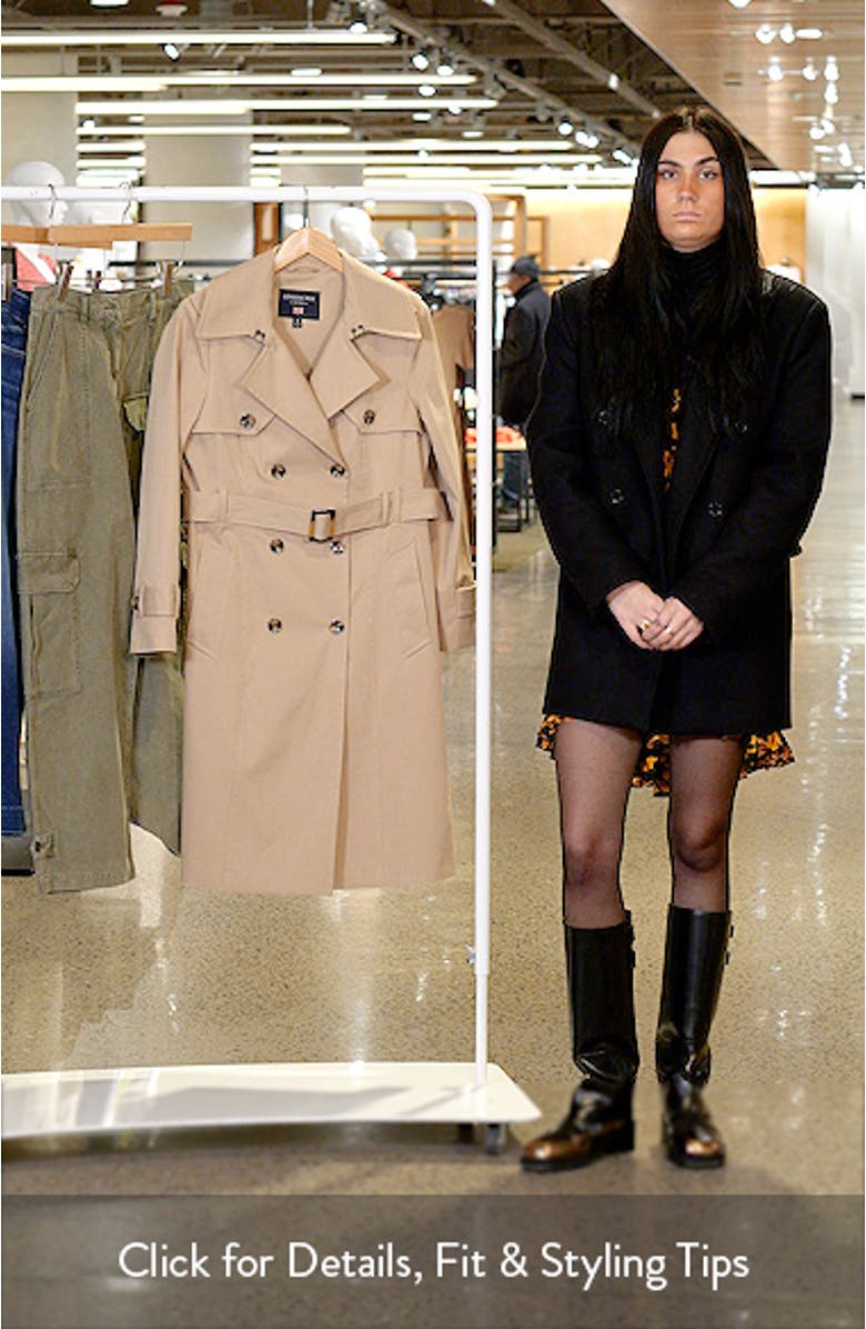 Double Breasted Trench Coat, sales video thumbnail