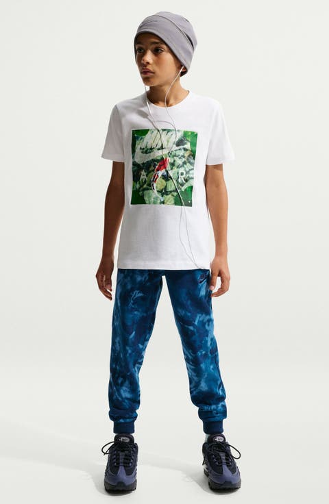 Kids' Koi Pond Cotton Graphic T-Shirt (Big Kid)