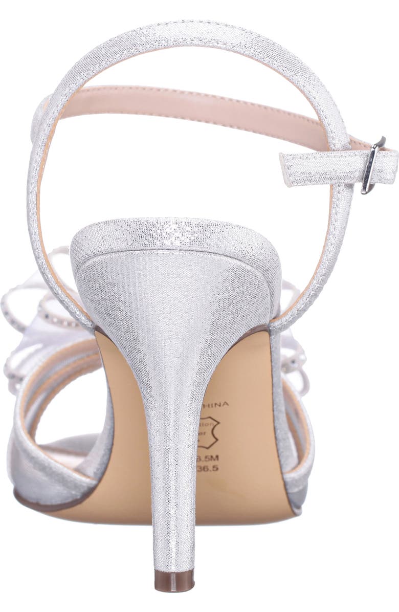 Nina Vayda Ankle Strap Sandal, Alternate, color, Silver