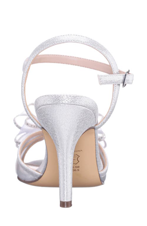 Nina Vayda Ankle Strap Sandal In Silver