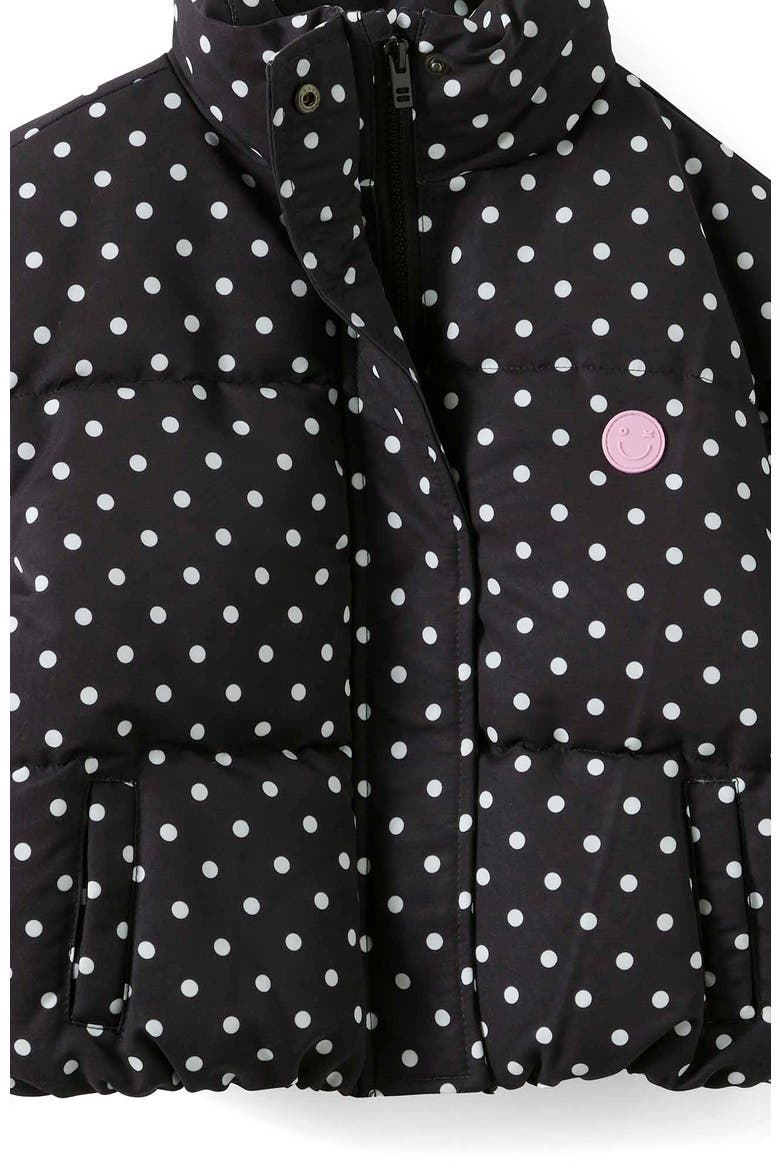 Kid's Active Puffer Jacket, Alternate, color, Black Vanilla Spot