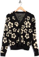 Adrianna Papell Floral Hibiscus Cardigan