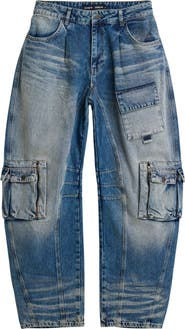 Desigual Wide Leg Cargo Jeans