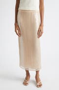Toccin Leilani Sequin Knit Maxi Skirt