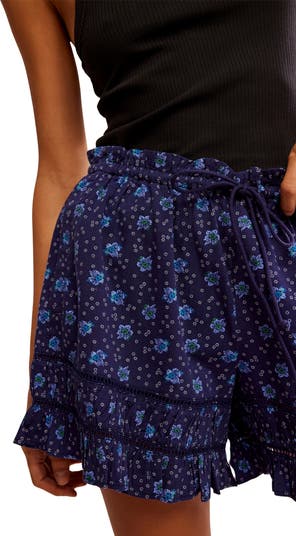 Cambridge Floral Ruffle Shorts