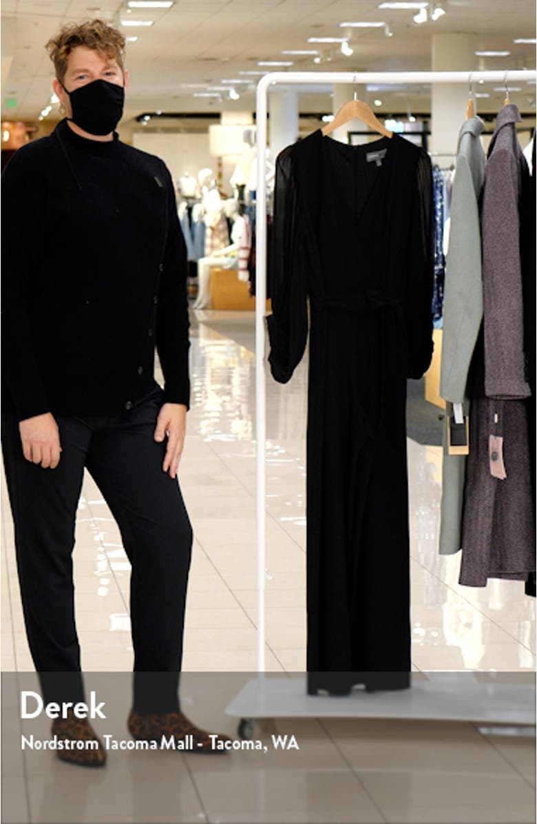 Long Sleeve Wrap Jumpsuit, sales video thumbnail