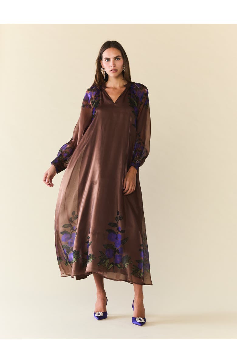 Eddy Krista Dress, Main, color, Larsen Mcdowell Espresso
