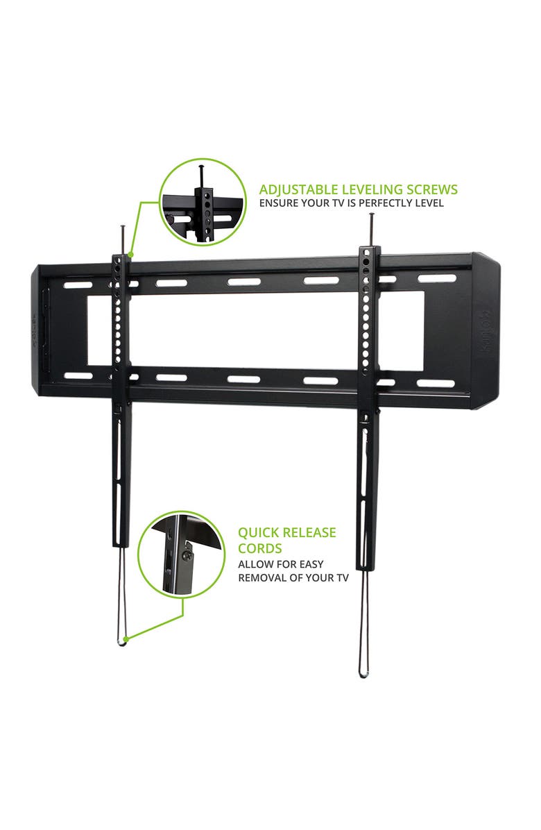 Kanto F3760 Fixed TV Mount for 37" - 70" TVs, Alternate, color, Black