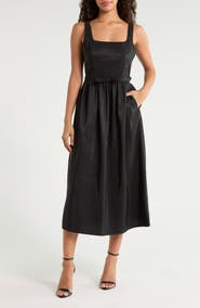 SUGARLIPS Alani Clio Pleat Midi Dress