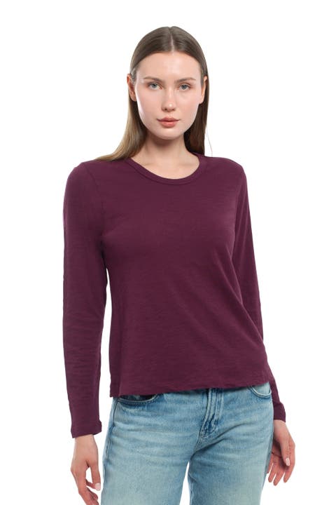 Baby Fit Long Sleeve Shrunken Crew Top