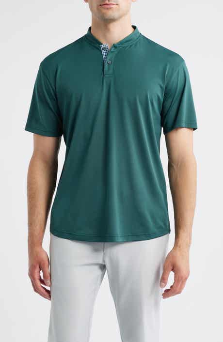 Swannies Darren Collarless Performance Golf Polo