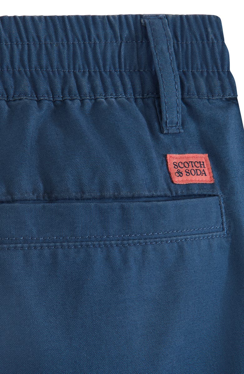 Scotch & Soda Kids' Half Panama Shorts, Alternate, color, Dark Obsidian