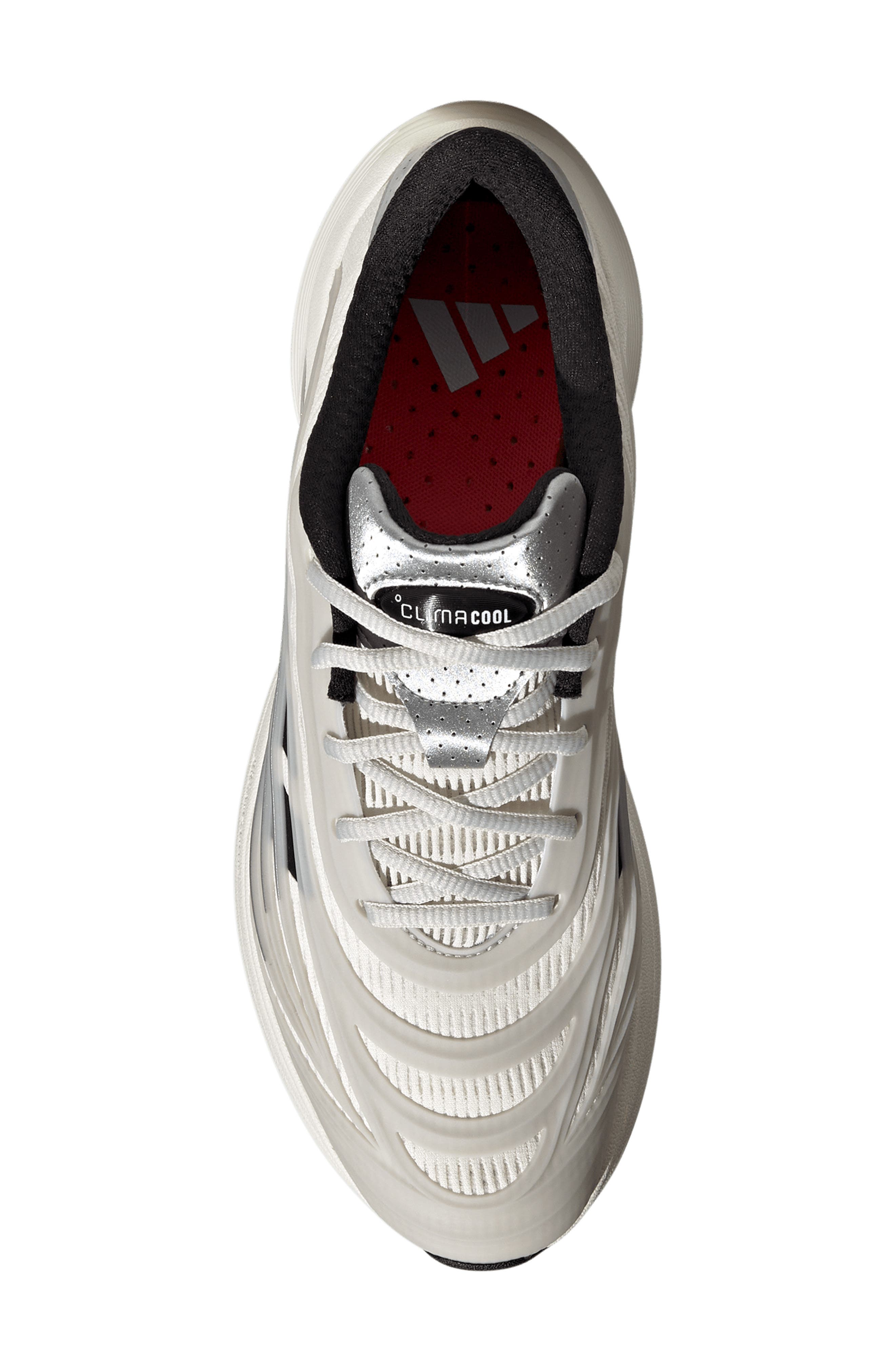 Climacool Sneaker, Alternate, color, CHALK WHITE/ BLACK/ GREY