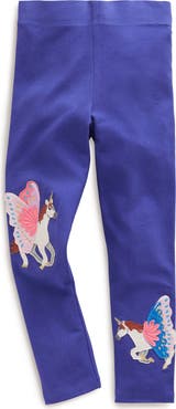 Mini Boden Kids' Pegasus Appliqué Leggings
