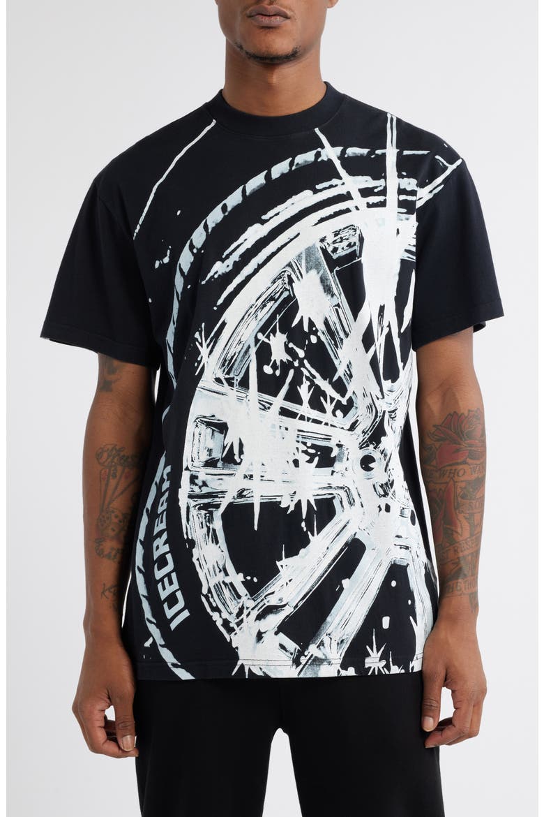 ICECREAM Oversize Chrome Graphic T-Shirt (Men) | Nordstrom