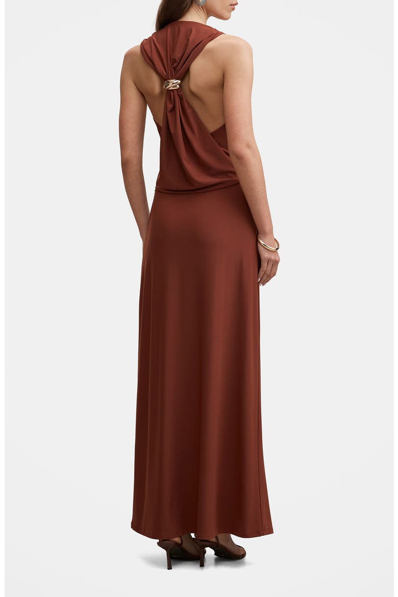 Jae Racerback Sleeveless Maxi Dress, Alternate, color, RUST
