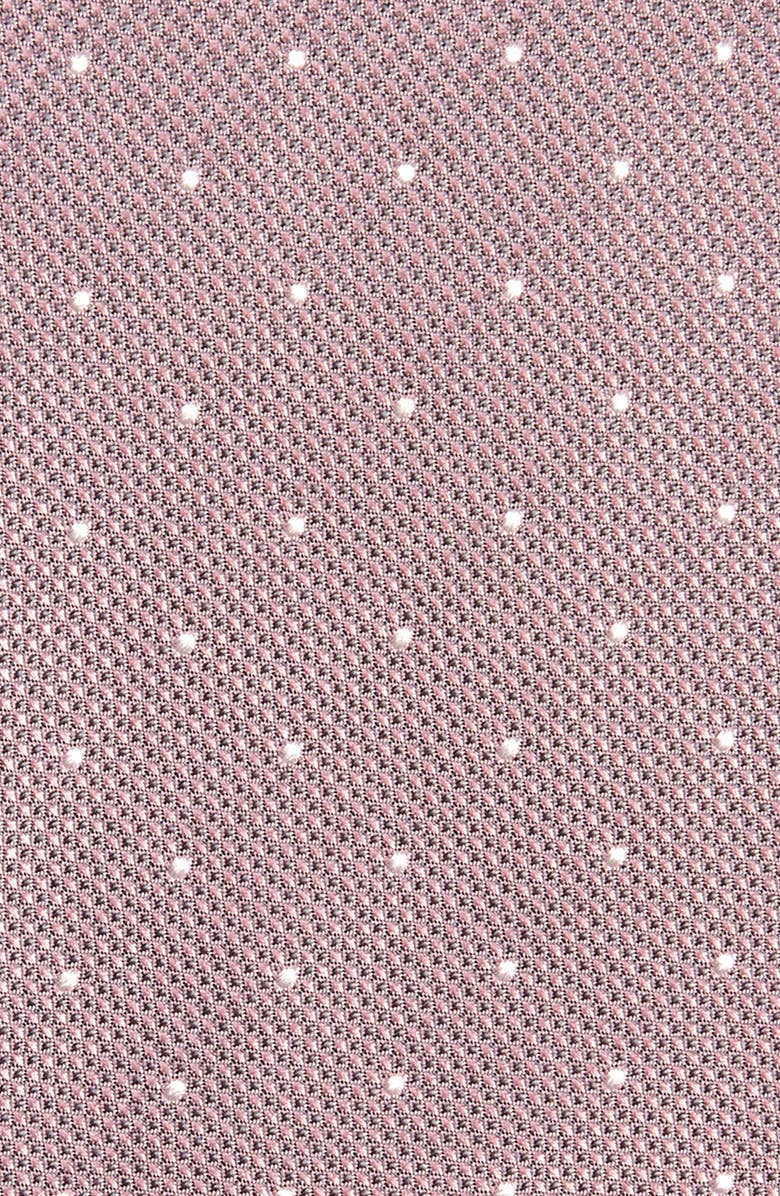 BOSS Pin Dot Silk Tie, Alternate, color, 