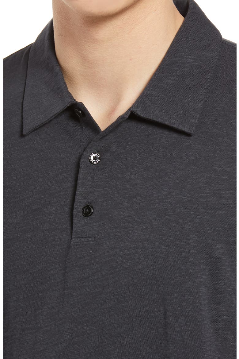 Bron C Cosmos Slub Polo, Alternate, color, BASALT