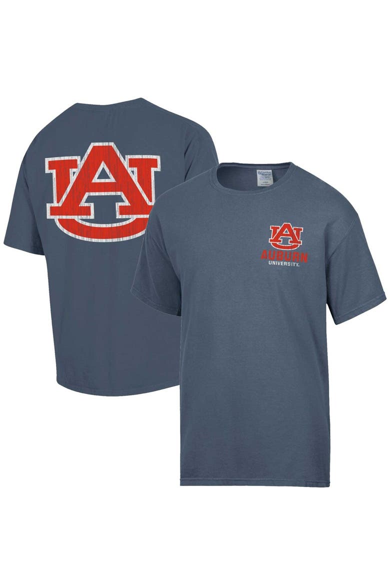 Men's Comfort Wash Steel Auburn Tigers Vintage Logo T-Shirt, Main, color, Steel